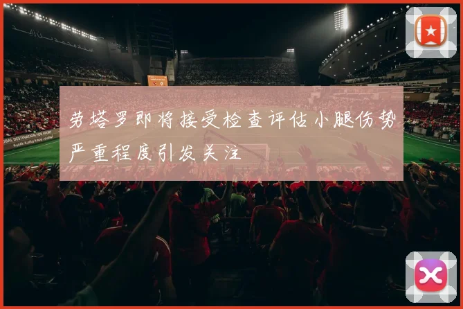 劳塔罗即将接受检查评估小腿伤势严重程度引发关注